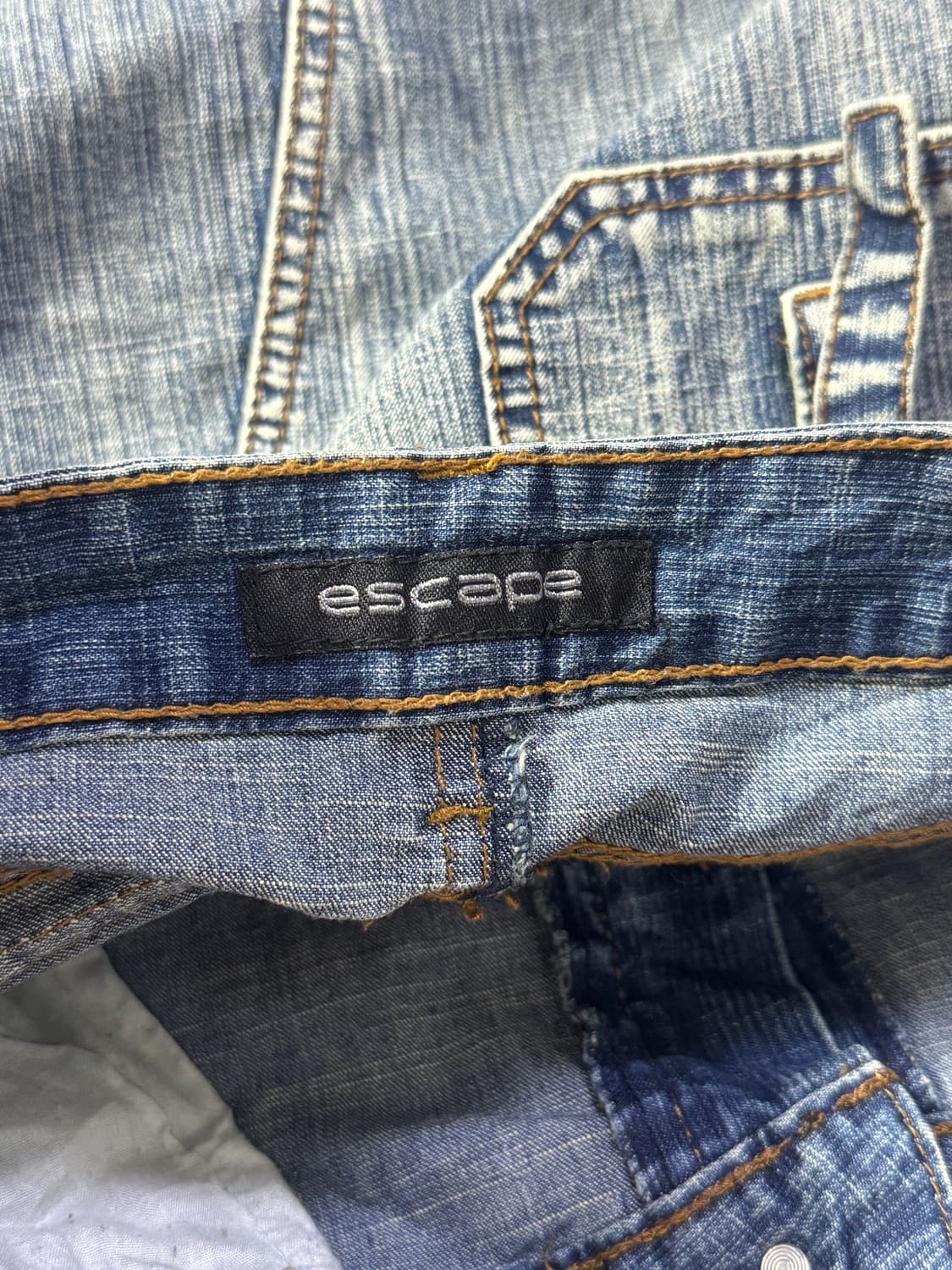 escape 카고 데님 스커트 y2k goa lgb 상품이미지8