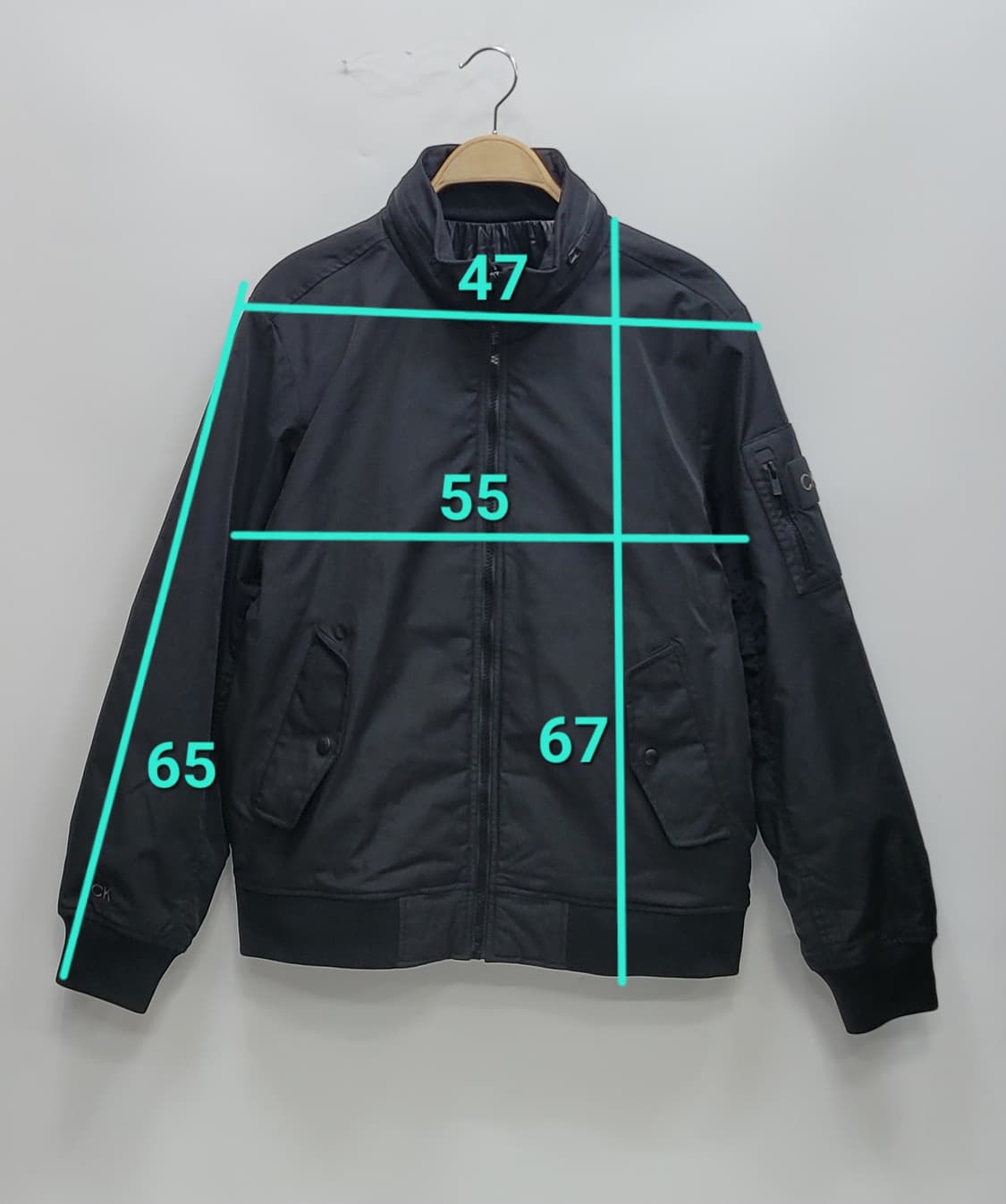 Calvin Klein 캘빈클라인 퀼팅 패딩 봄버자켓 항공점퍼 / 남 M 상품이미지10