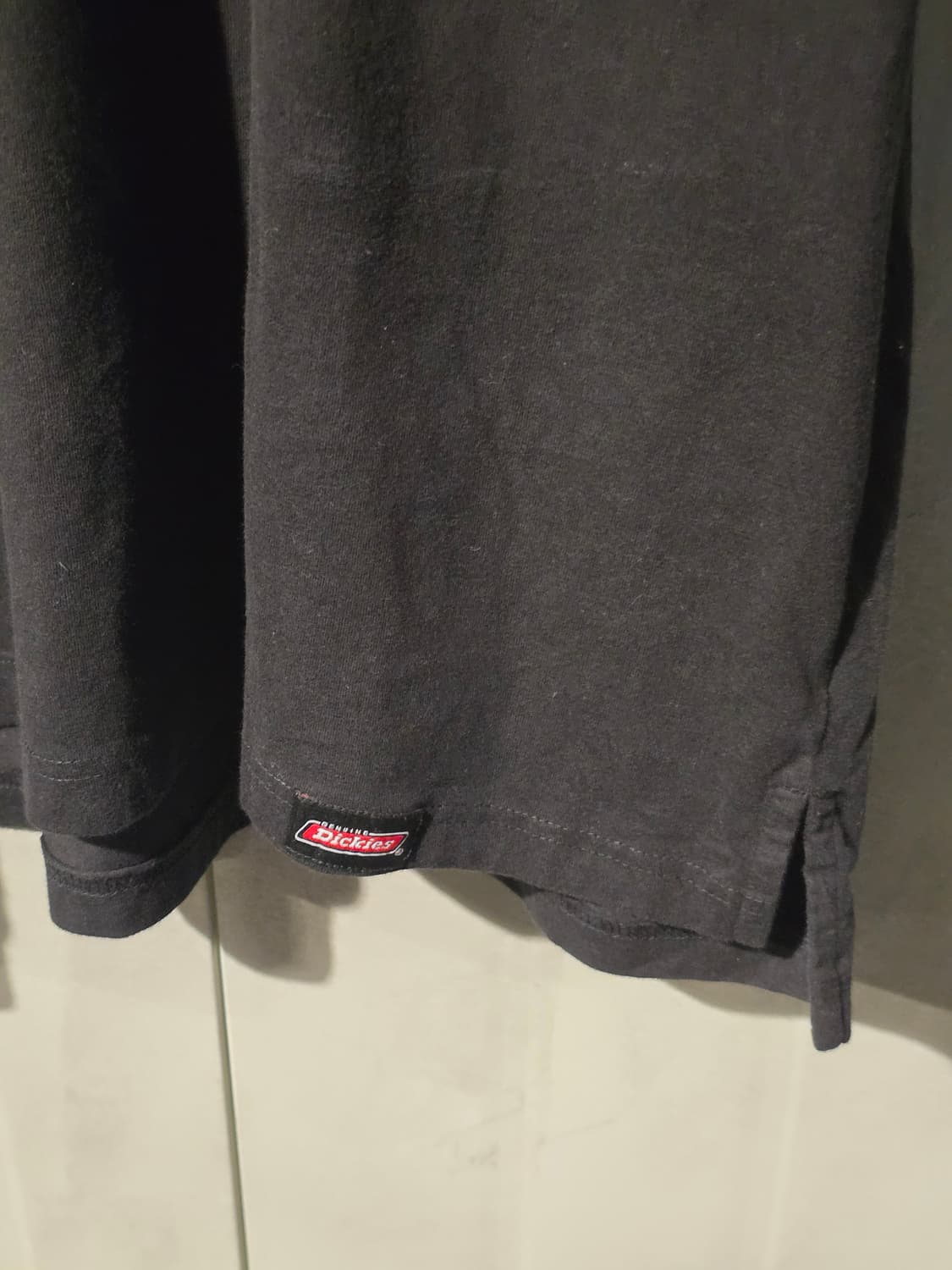 Dickies 블랙 헨리넥 포켓 티셔츠 상품이미지2