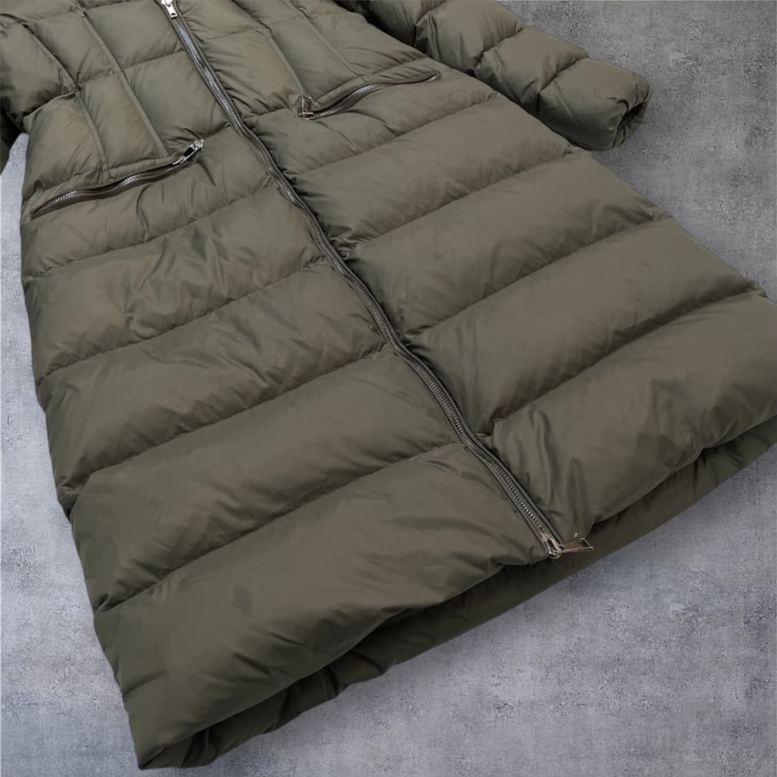 몽클레어 Moncler 카키 후드 퍼 롱패딩 1 상품이미지10