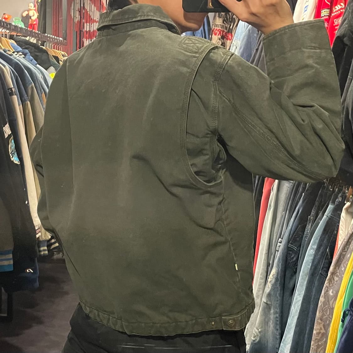 [IM] VTG 빈티지 카키 워크자켓 상품이미지10
