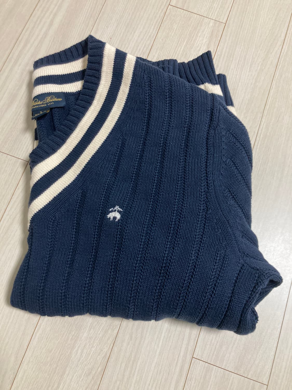 브룩스브라더스 케이블니트 L 상품이미지3
