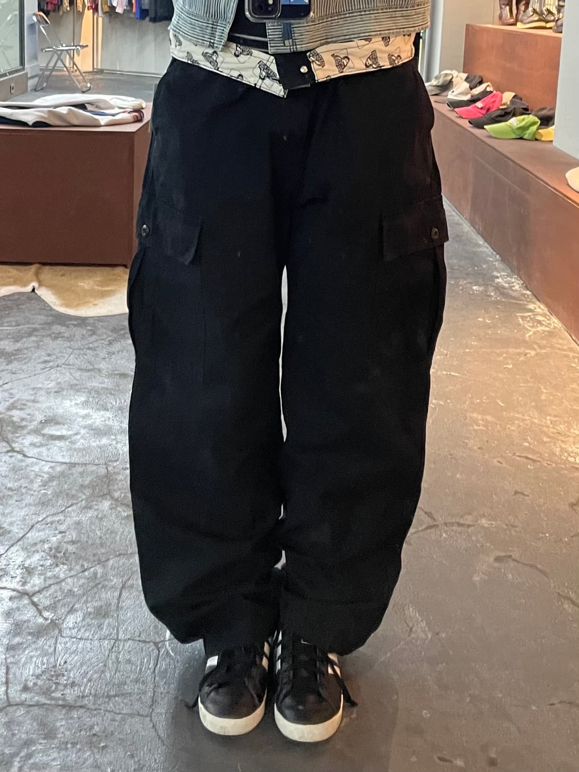 벤데이비스 블랙 카고팬츠 H188 상품이미지2