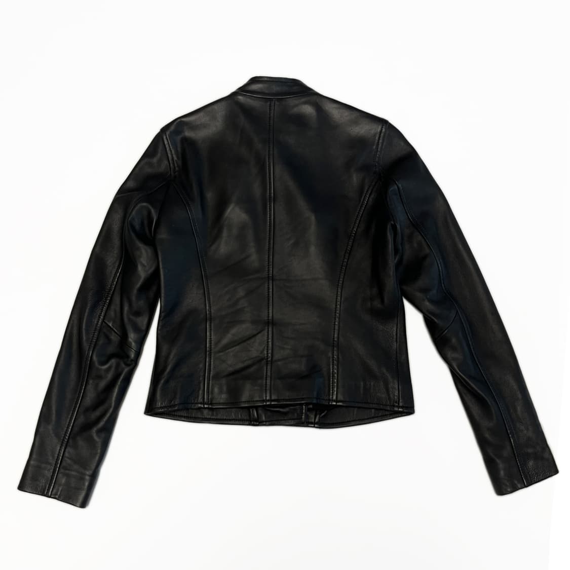 마시모두띠 램스킨 레더 자켓 상품이미지4