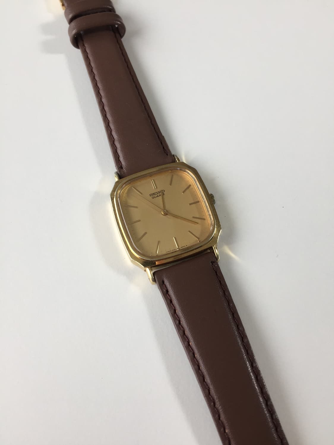 80s seiko chariot square gold quartz 상품이미지10