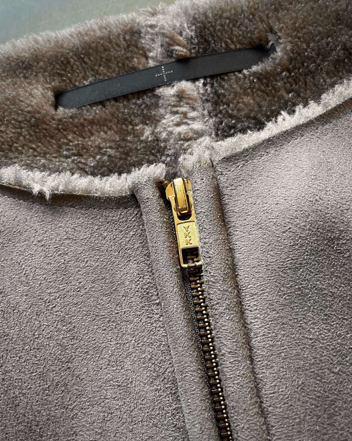 KBF + Japan Fur Lining Suede U Neck JK 상품이미지5