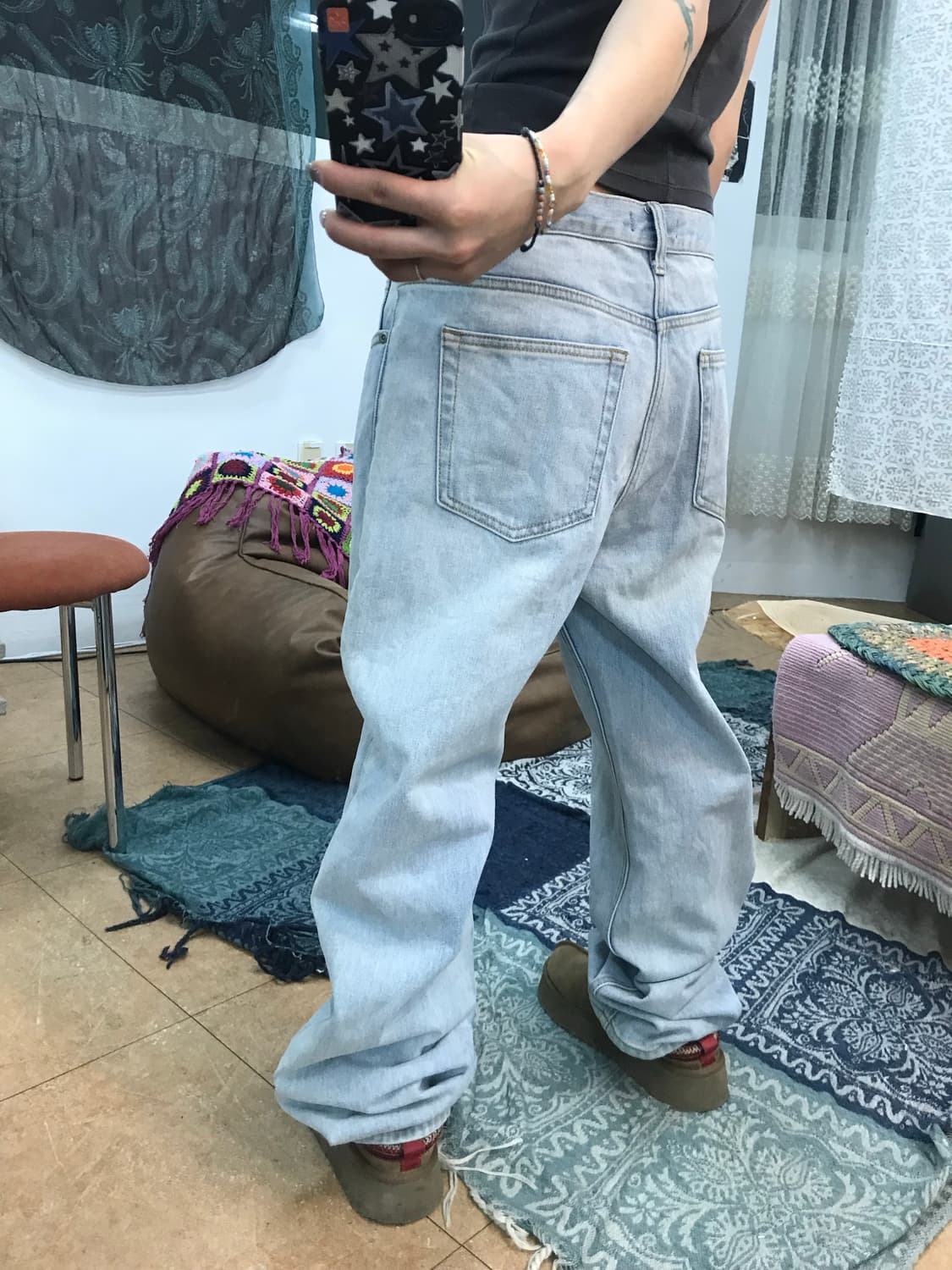 무신사스탠다드 연청 데님팬츠  상품이미지2