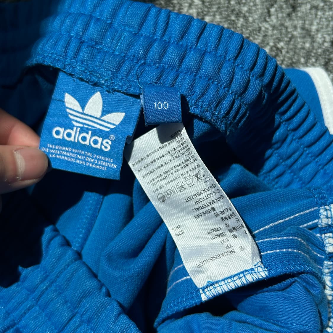 아디다스 블루 베켄바우어 트랙 셋업 상품이미지10