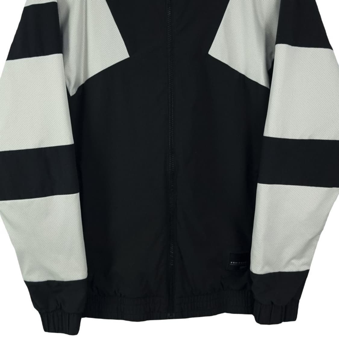 [아디다스] 블럭 배색 집업 바람막이 자켓 블랙 M19360 상품이미지5