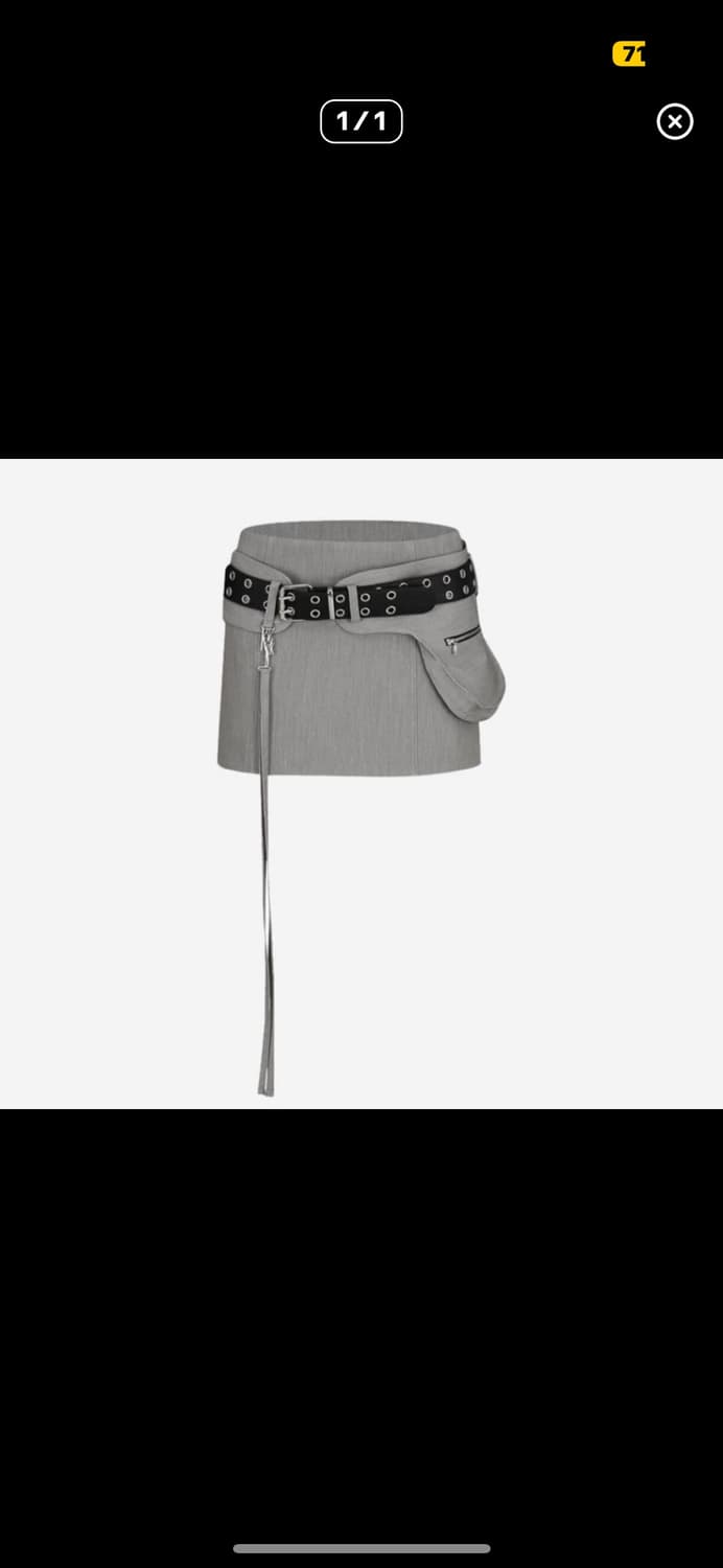 카시코 카코 벨트 미니스커트 s 상품이미지1