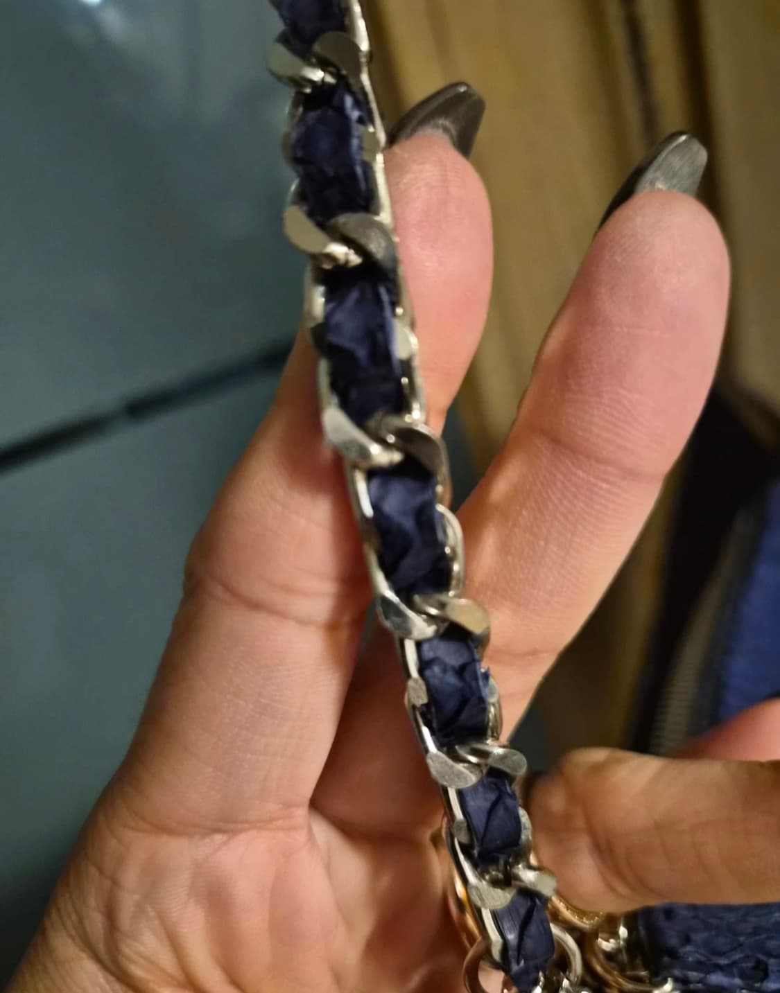 주문제착) 리얼파이톤(뱀피) 숄더&크로스&클러치 상품이미지5