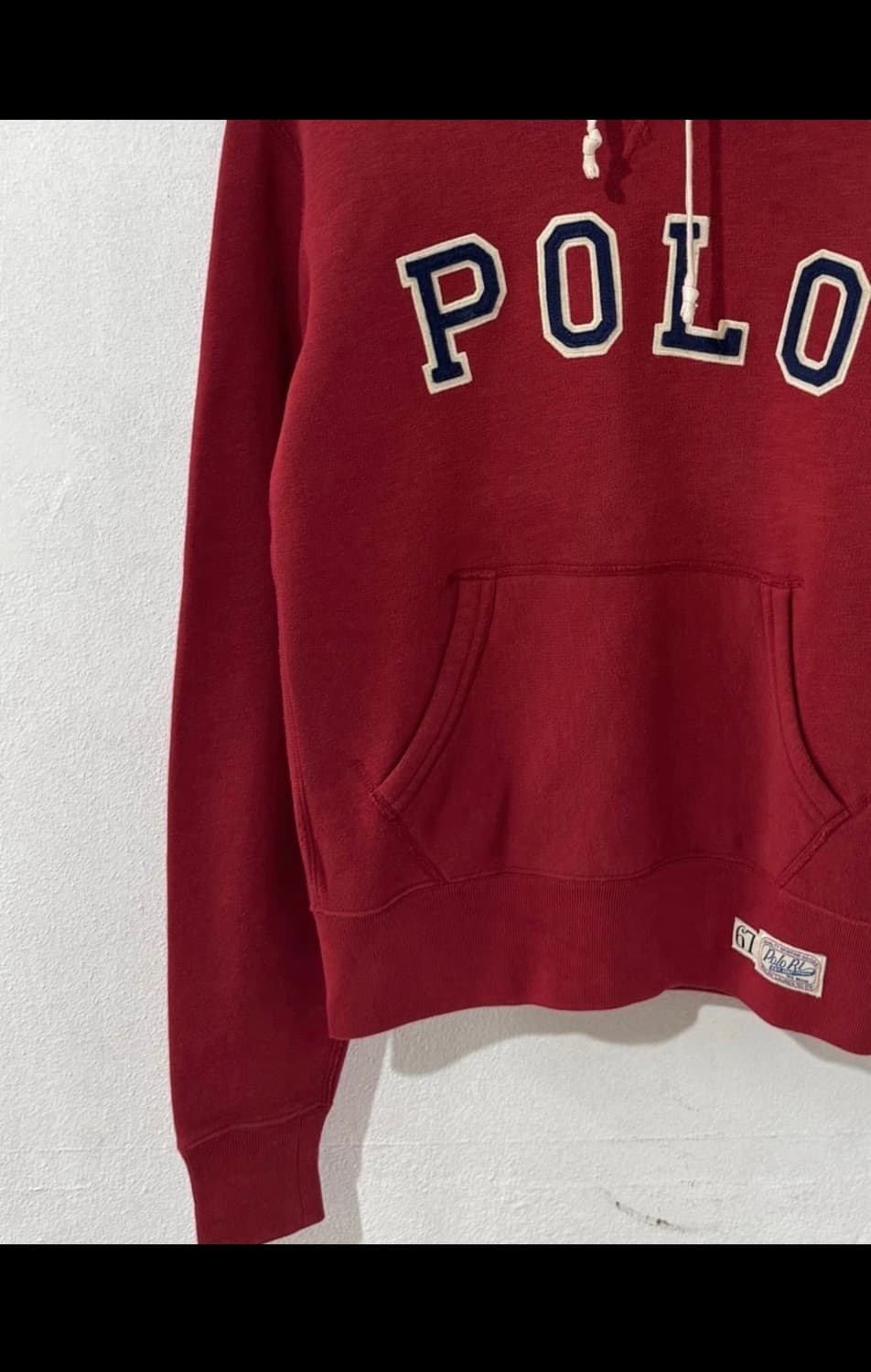 폴로 스펠로고 후드티 상품이미지3