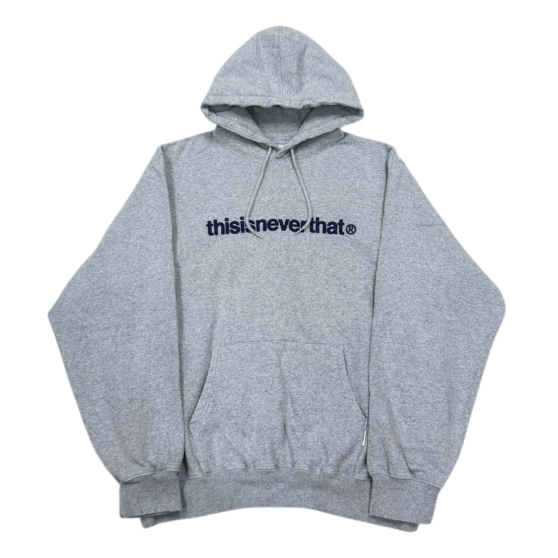디스이즈네버댓 T로고 스웻 후드티 헤더그레이 XL 상품이미지1