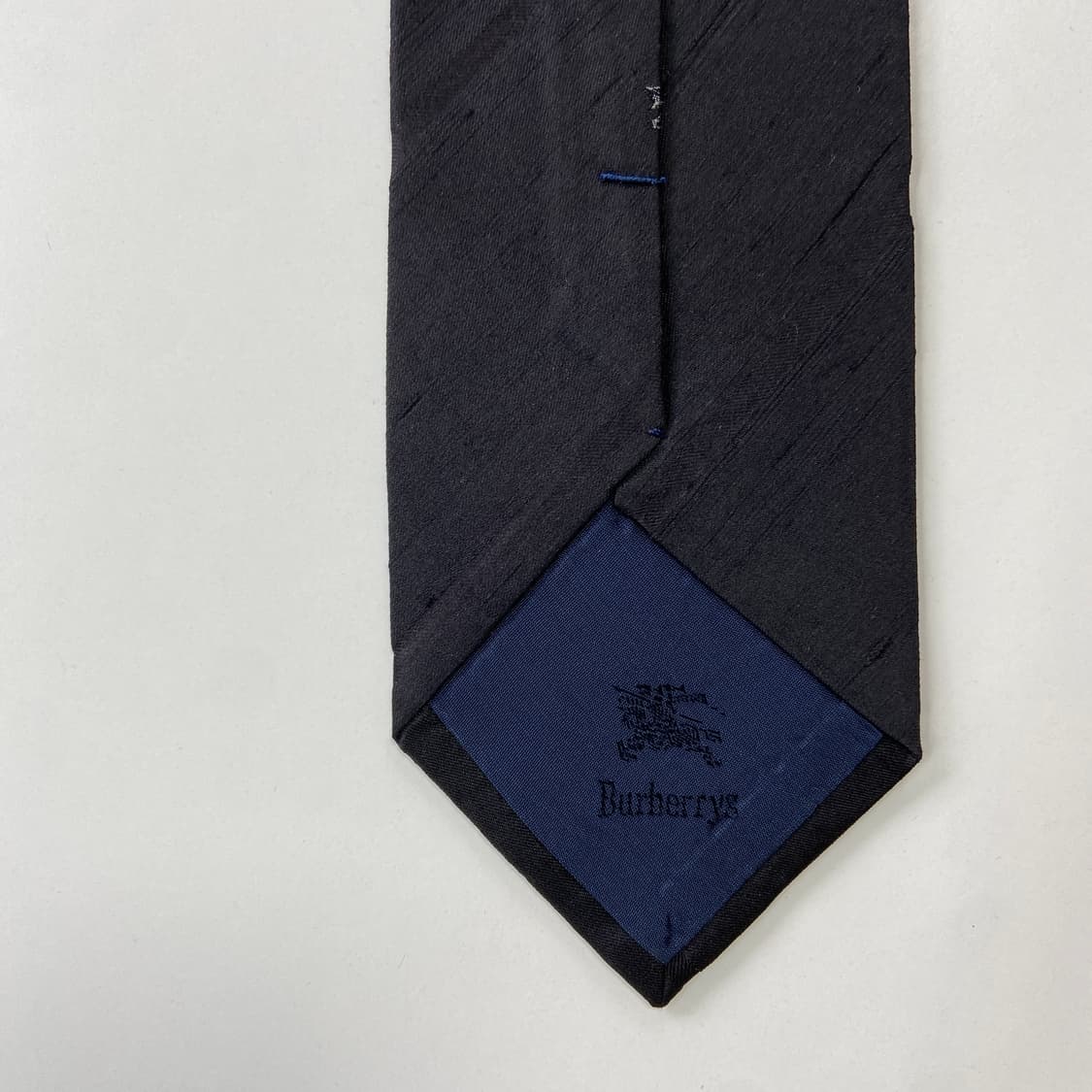 버버리 (Burberry) 심플로고 정품 명품 블랙 넥타이 상품이미지4