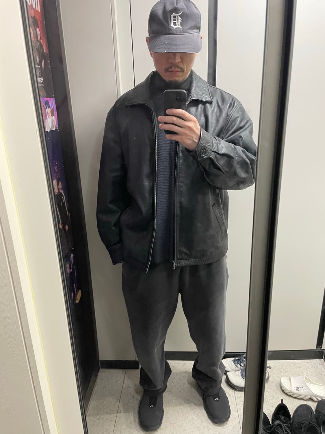 올드 갭 레더 자켓 XL 상품이미지9