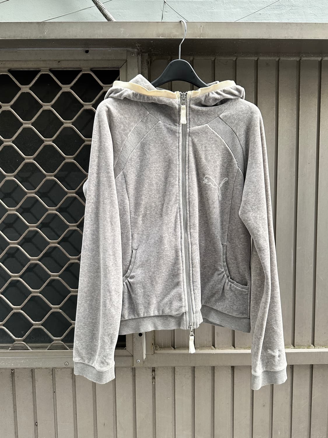 PUMA velvet 2 way hood zip  상품이미지4