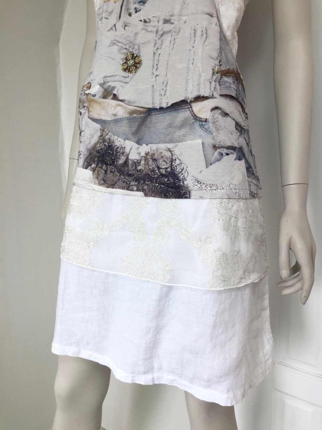 Italy made Trompe-l’œil  Layered Dress 상품이미지4