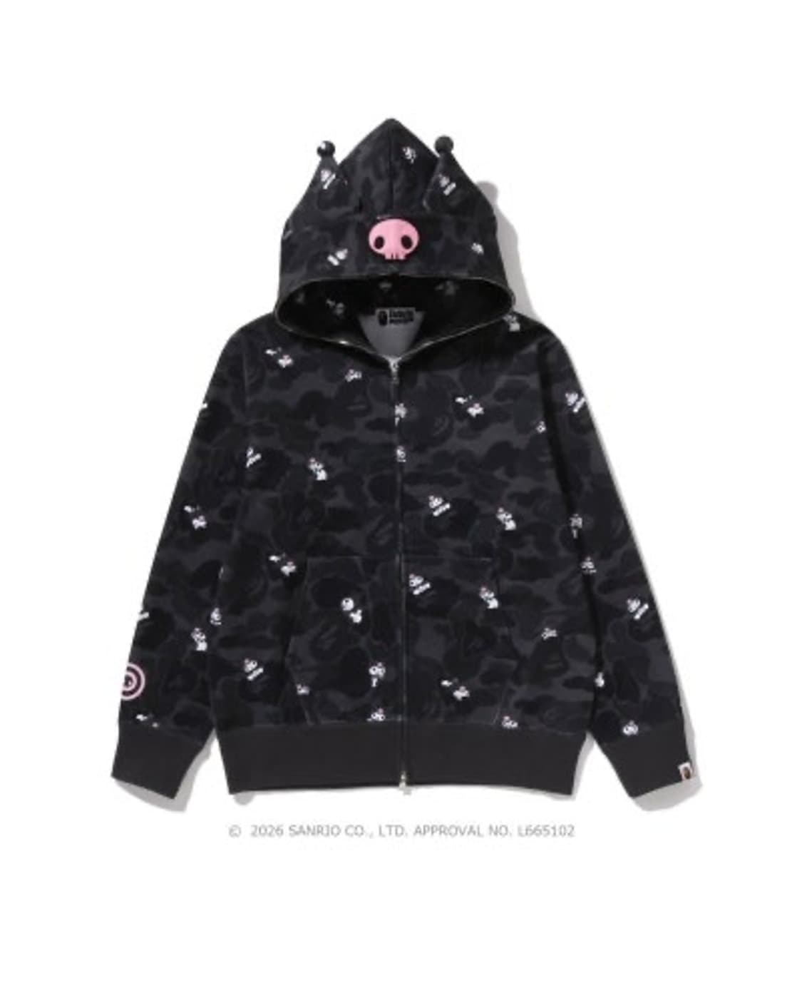 베이프 산리오 쿠로미 후드집업 S 대리구매 해주실 분 구해요! 상품이미지1