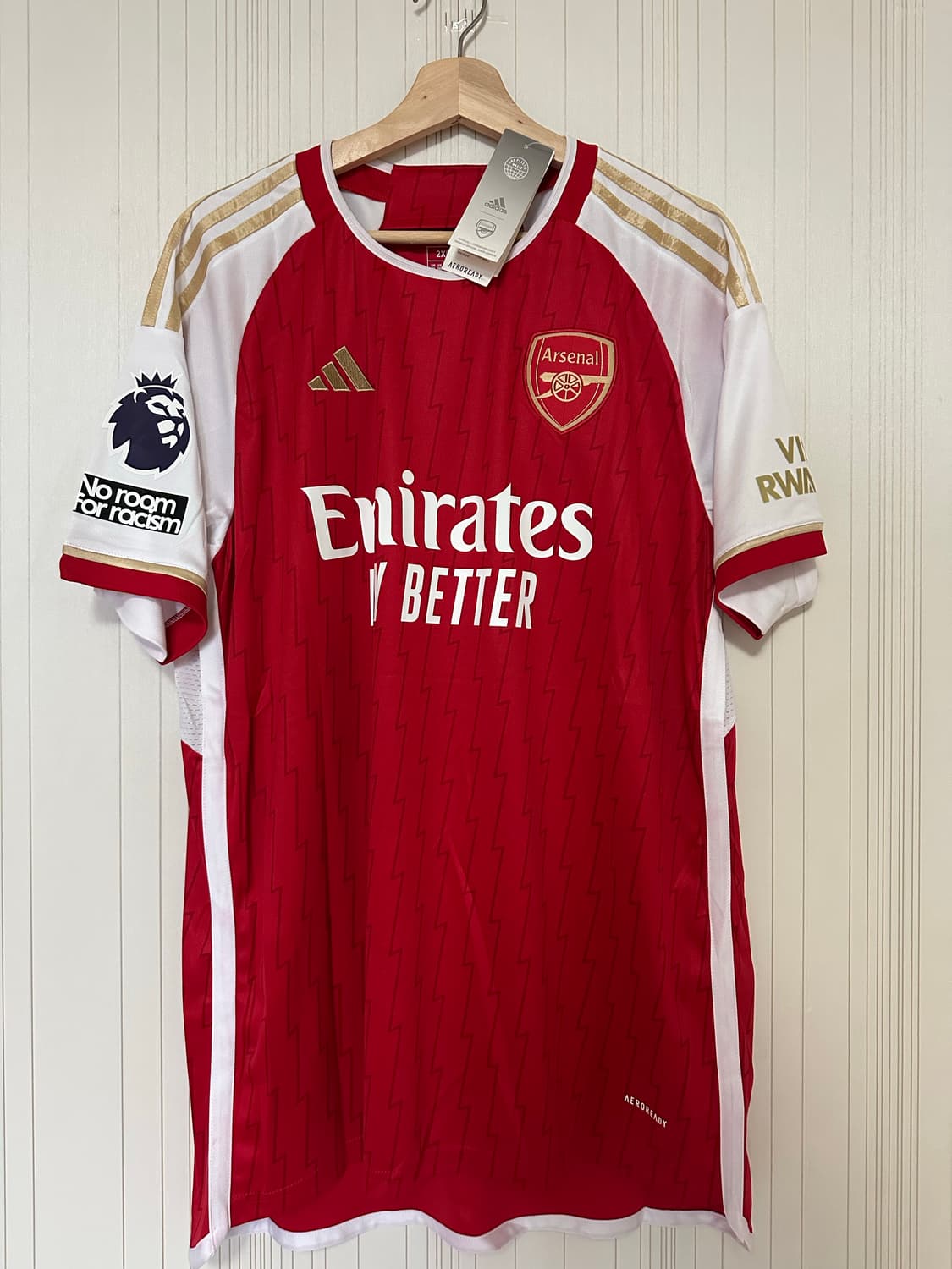 23-24 아스날 홈 라이스 풀마킹 2XL 아스날 유니폼 상품이미지1