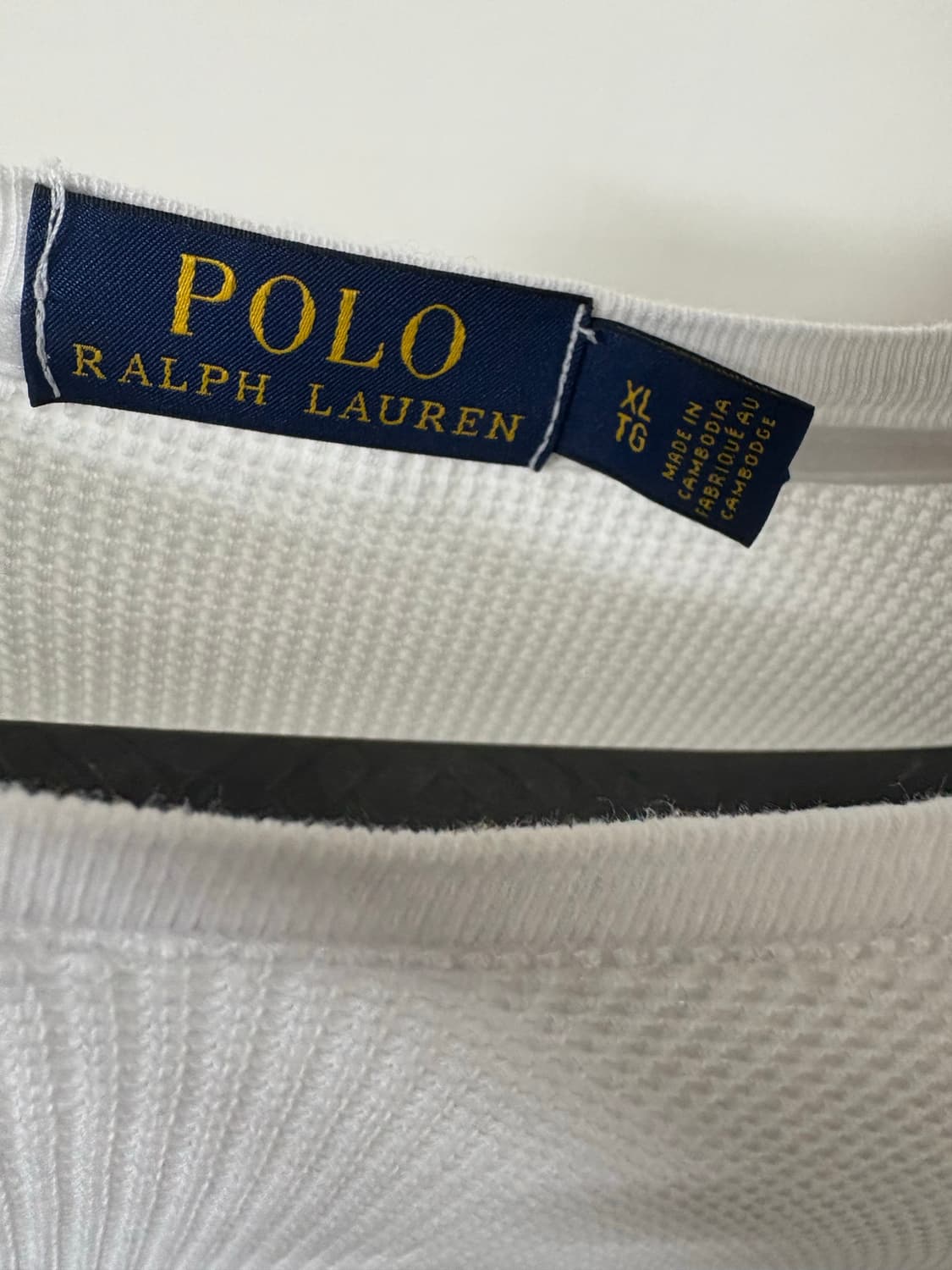 폴로 랄프로렌 와플 긴팔 XL 상품이미지3