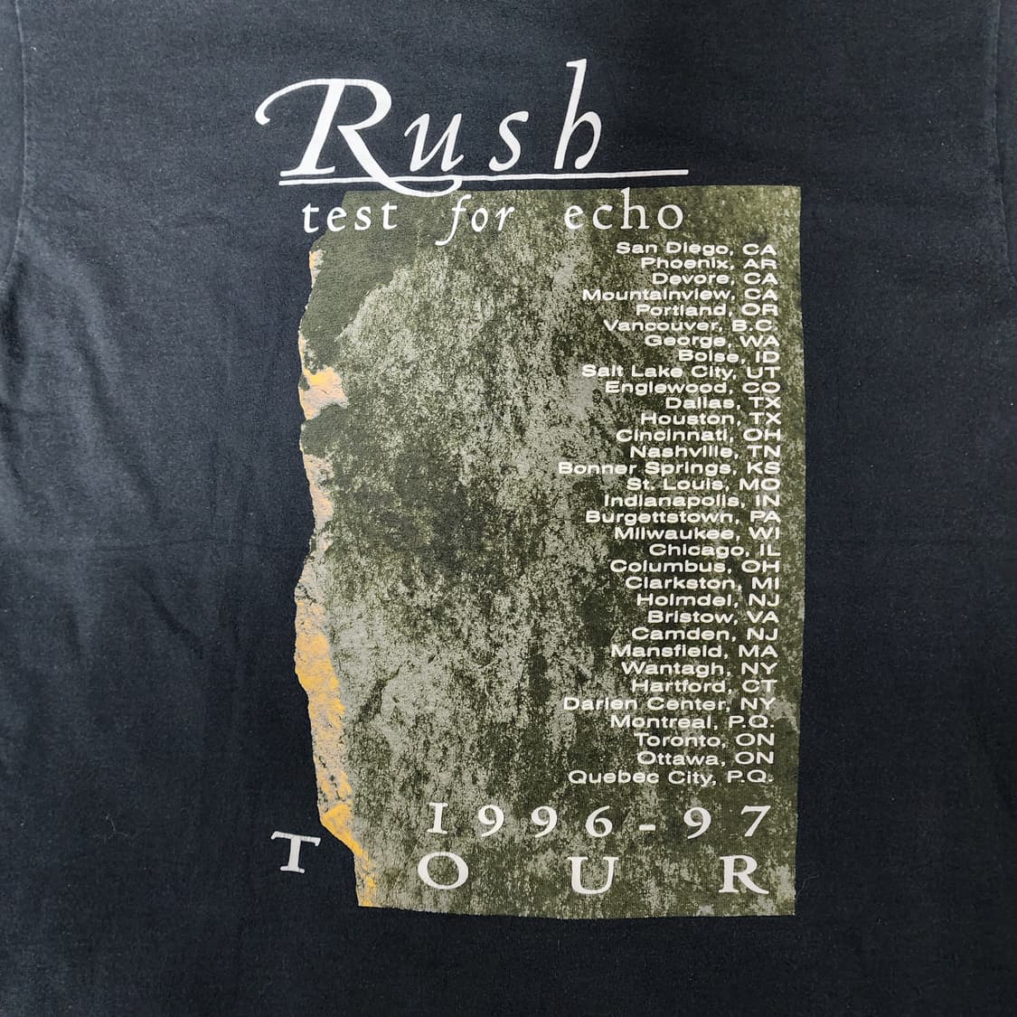 [XL] 90s 러쉬 RUSH test for echo 빈티지 밴드티 상품이미지5