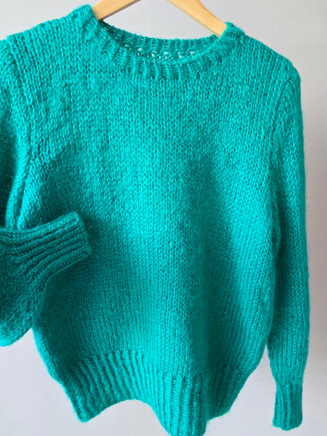 매력 컬러 핸드메이드 울 니트  상품이미지4