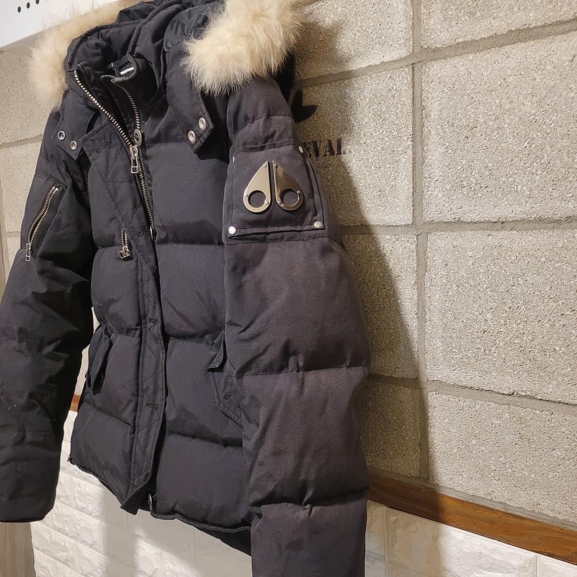 무스너클 쓰리쿼터 패딩 L 상품이미지3