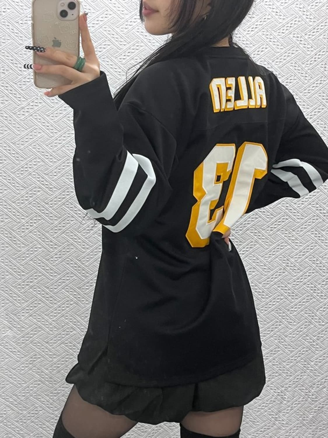 비바스튜디오 올드스쿨 레트로 럭비 넘버 져지 롱슬리브 M C10690 상품이미지2