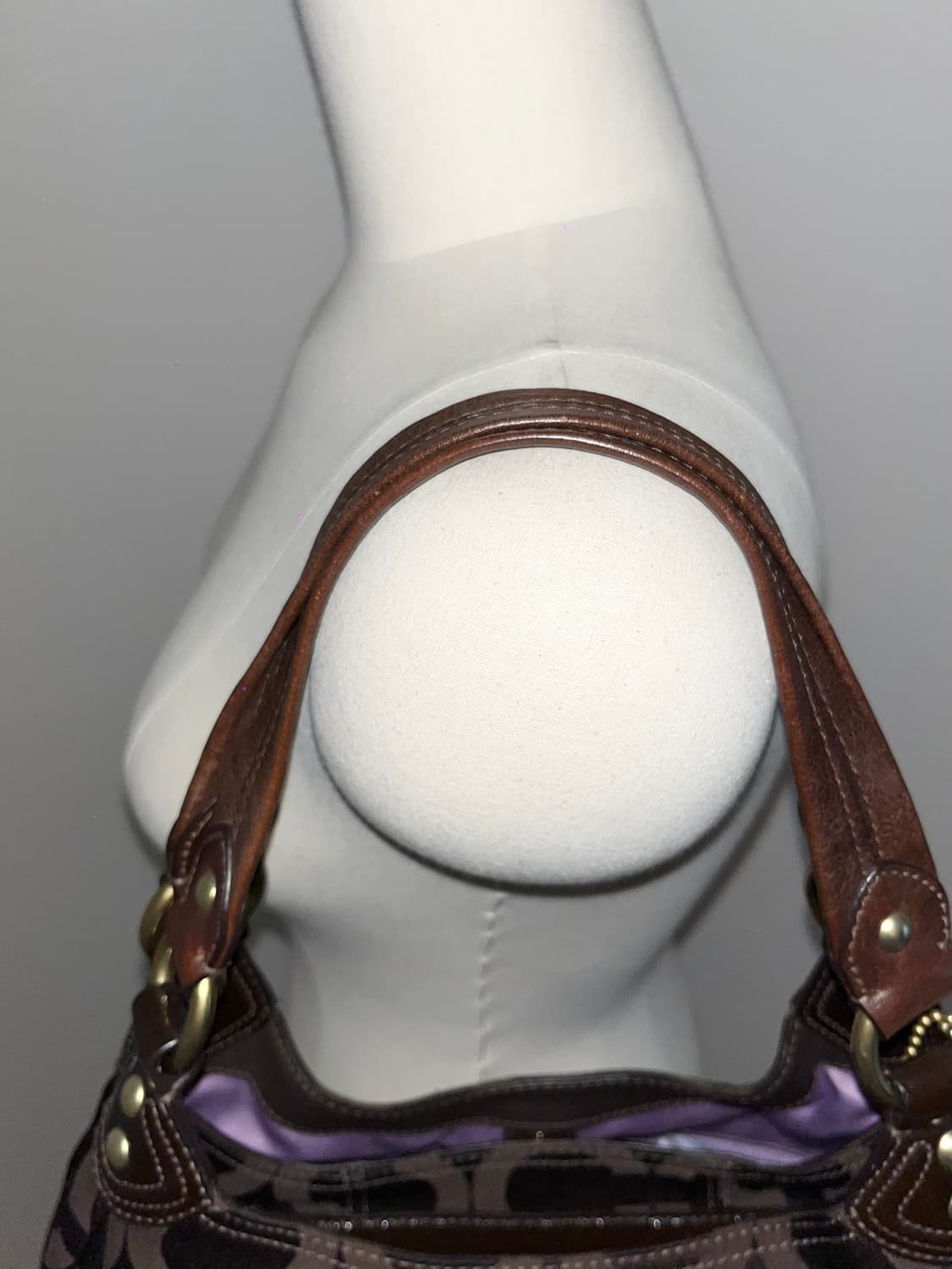 📦90ss Coach Brown shoulder bag 상품이미지7