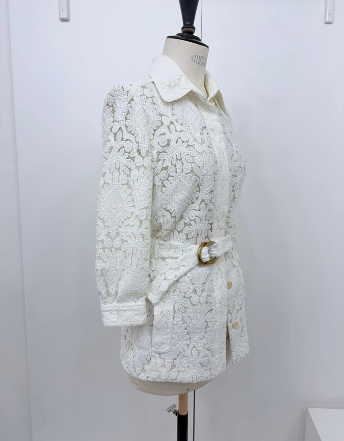 끌로에 레이스 벨티드 자켓 36 상품이미지6