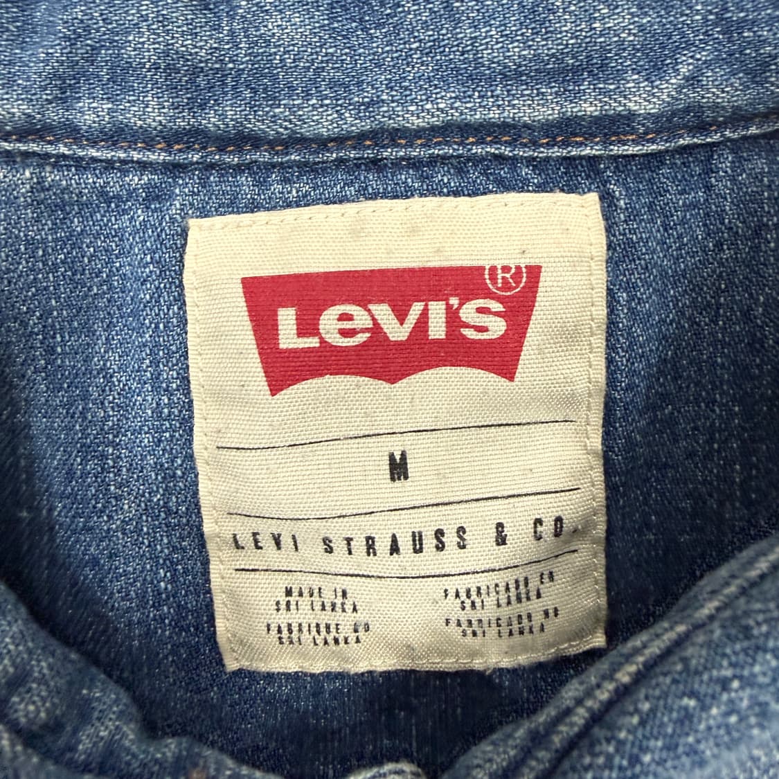 (M)리바이스 Levis 웨스턴 데님 셔츠 상품이미지2