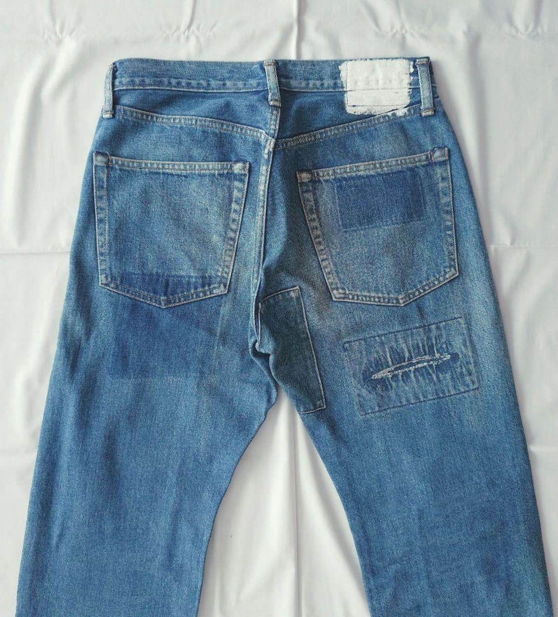 캐피탈 패치워크 리메이크 데님 팬츠 상품이미지7