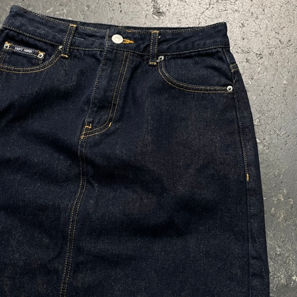 90 세인트제임스 22SS 롱스커트 청치마 상품이미지2