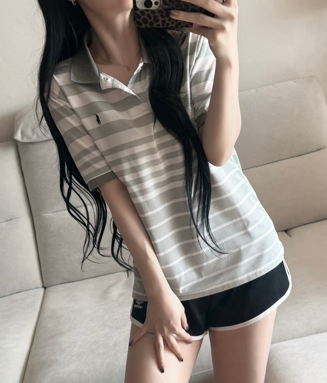 폴로 랄프로렌 스트라이프 반팔 상품이미지1