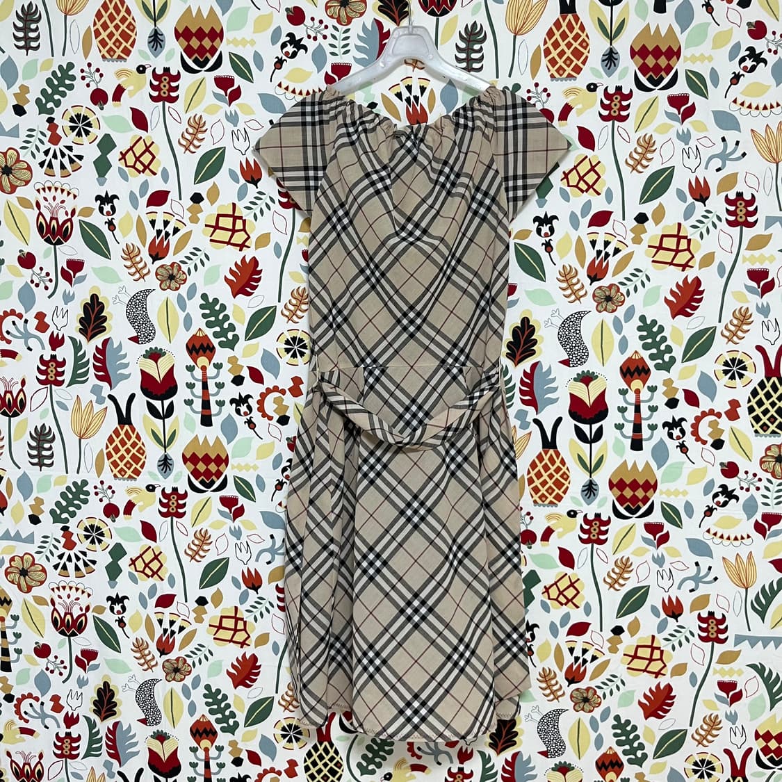 버버리 블루라벨 체크 원피스 36 상품이미지9