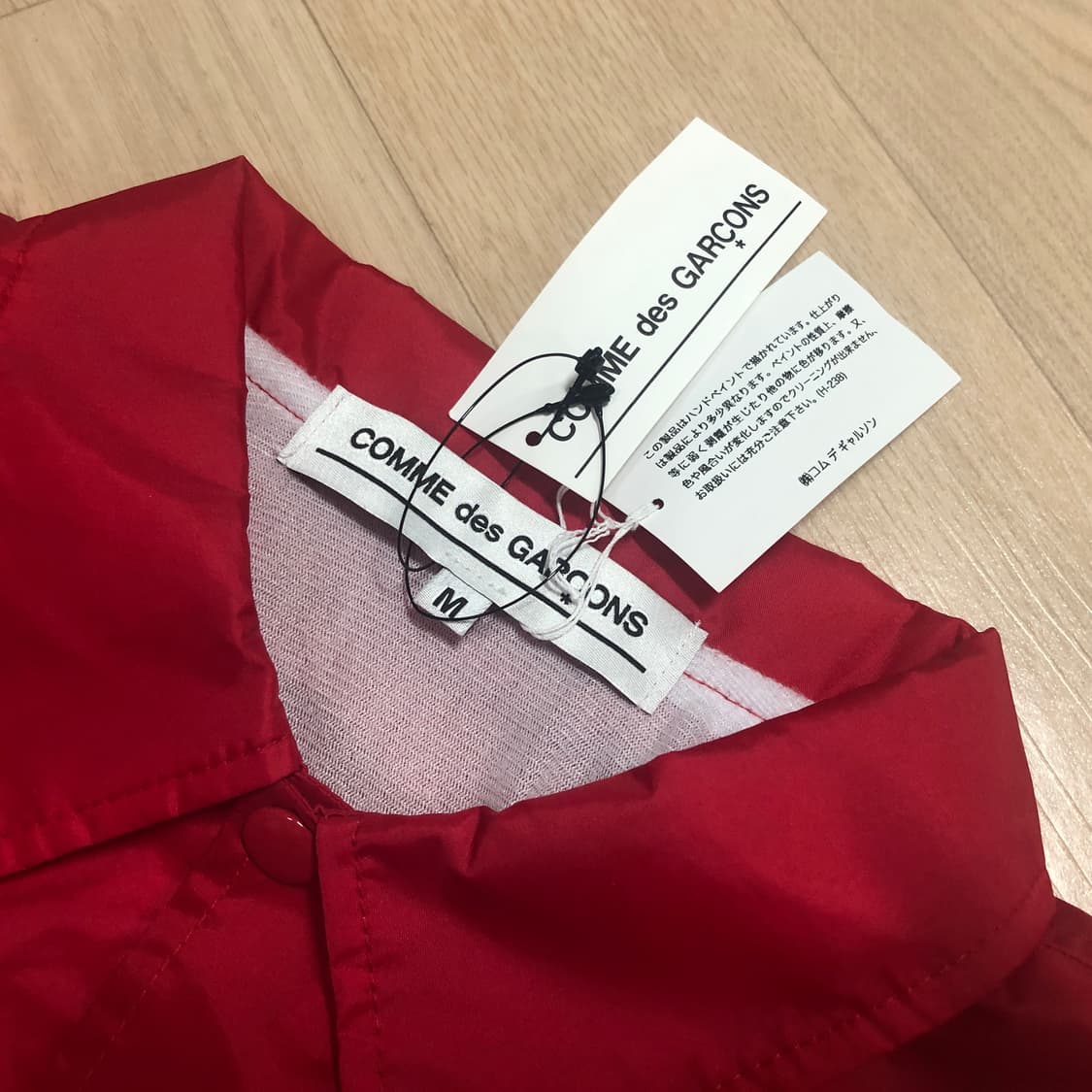 꼼데가르송 블랙앤핑크마켓 리미티드 코치자켓 M 상품이미지3