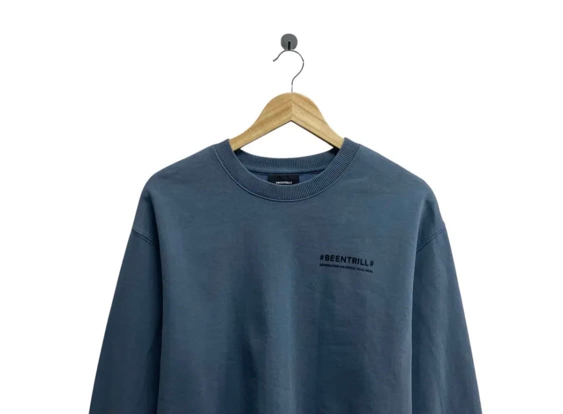 빈트릴 옐로우 해시태그 맨투맨 S 상품이미지4