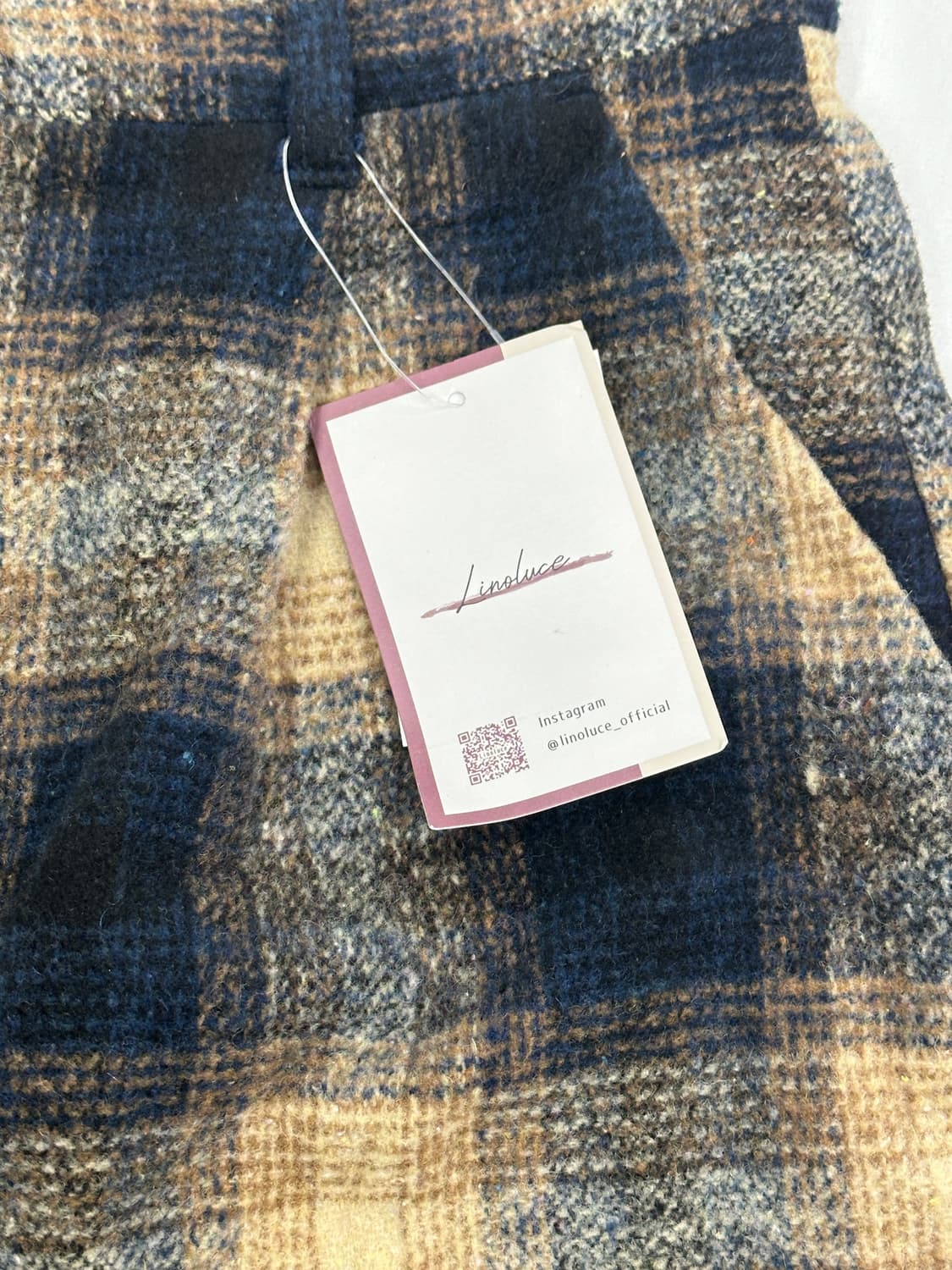 💫슈슈룬 쇼콜라 베이지 체크 숏팬츠  💫 깅엄체크 반바지 상품이미지6