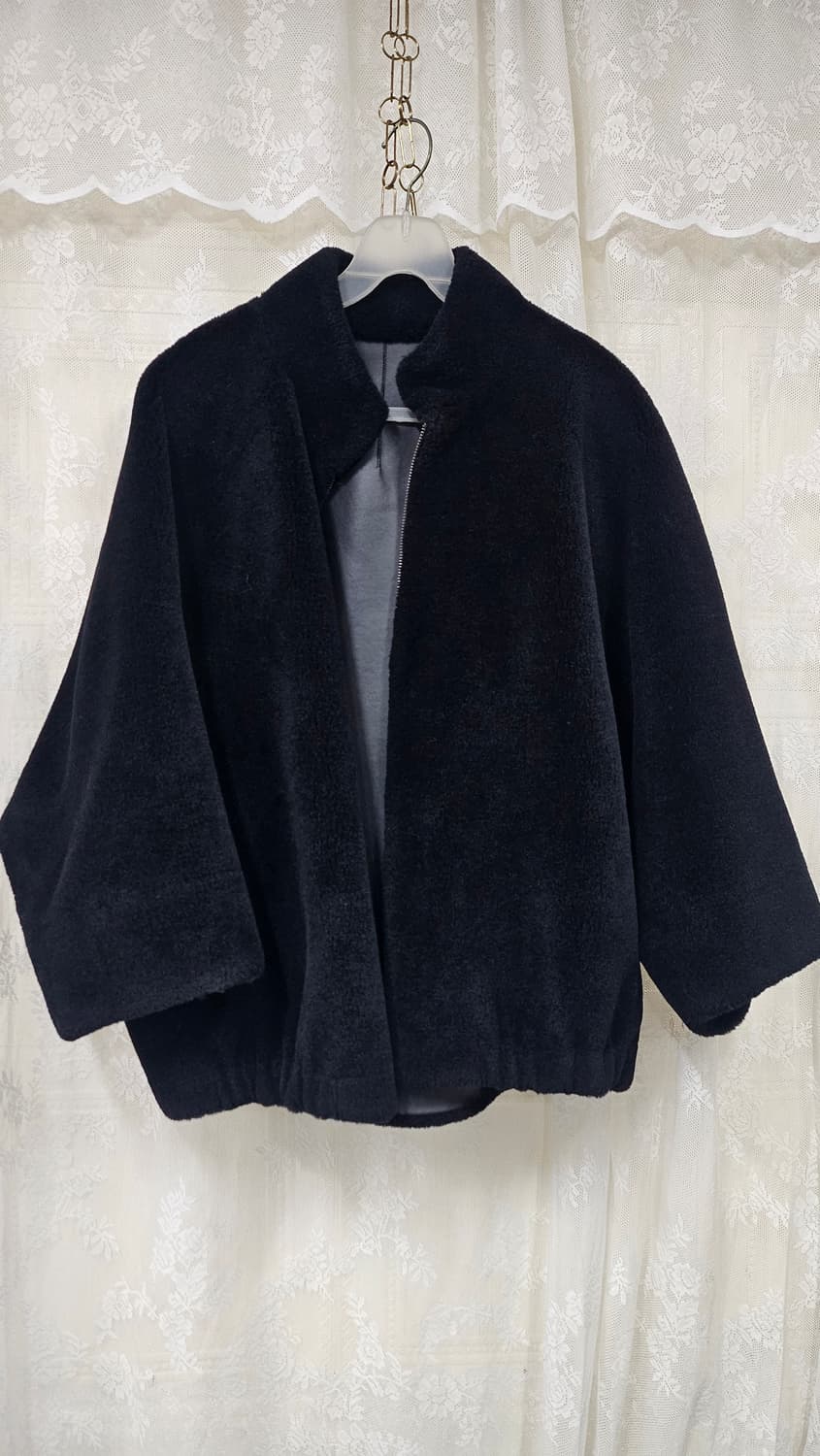 양모 7부 숏점퍼 상품이미지1