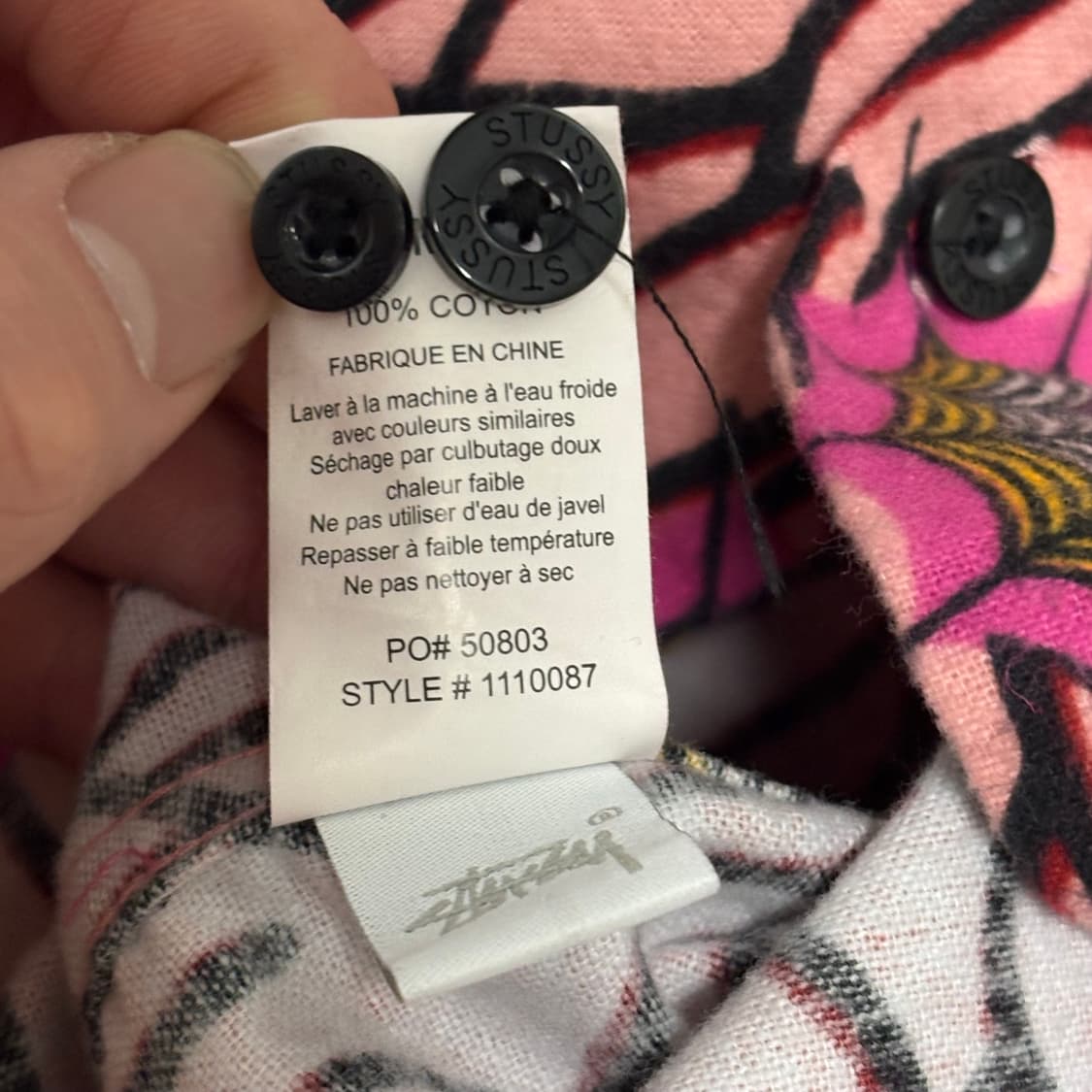 Stussy 스파이더 웹 플란넬 셔츠 상품이미지5