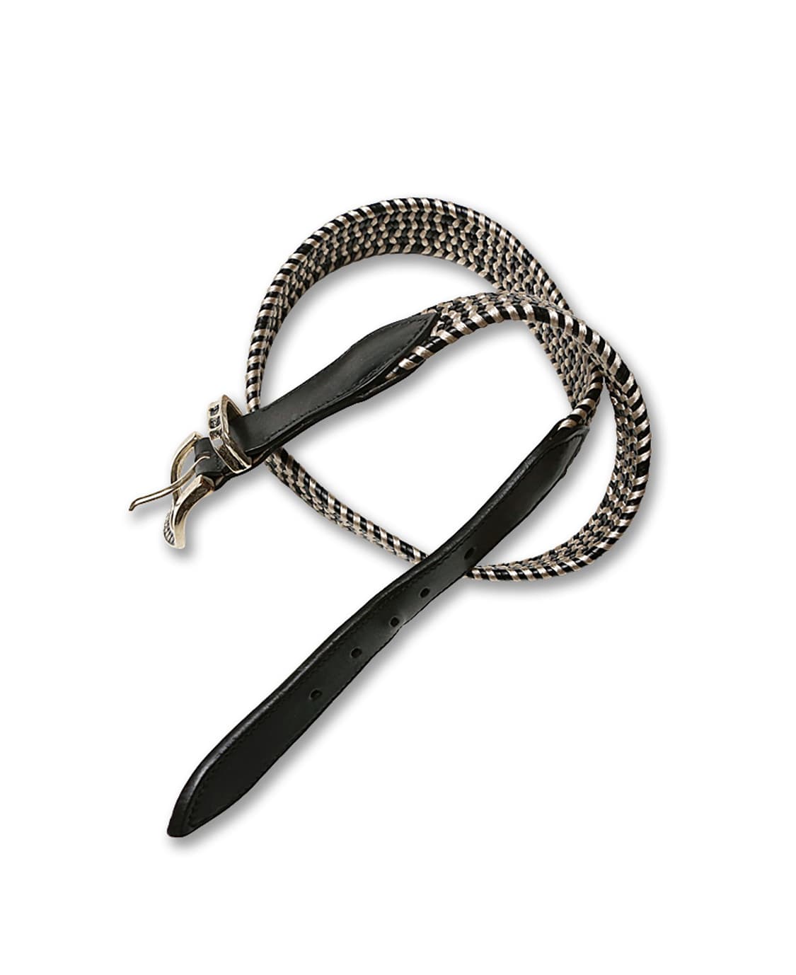 티베리오 페레티 [Tiberio Ferretti] 블랙 위빙 이태리 벨트 상품이미지1