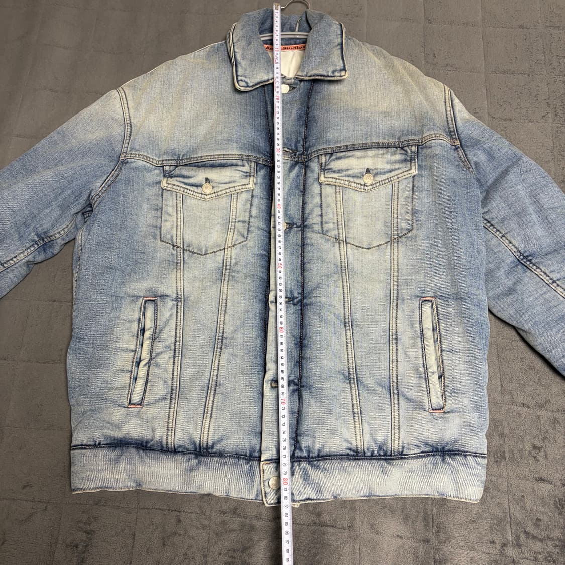 아크네 패디드 데님 자켓 상품이미지7