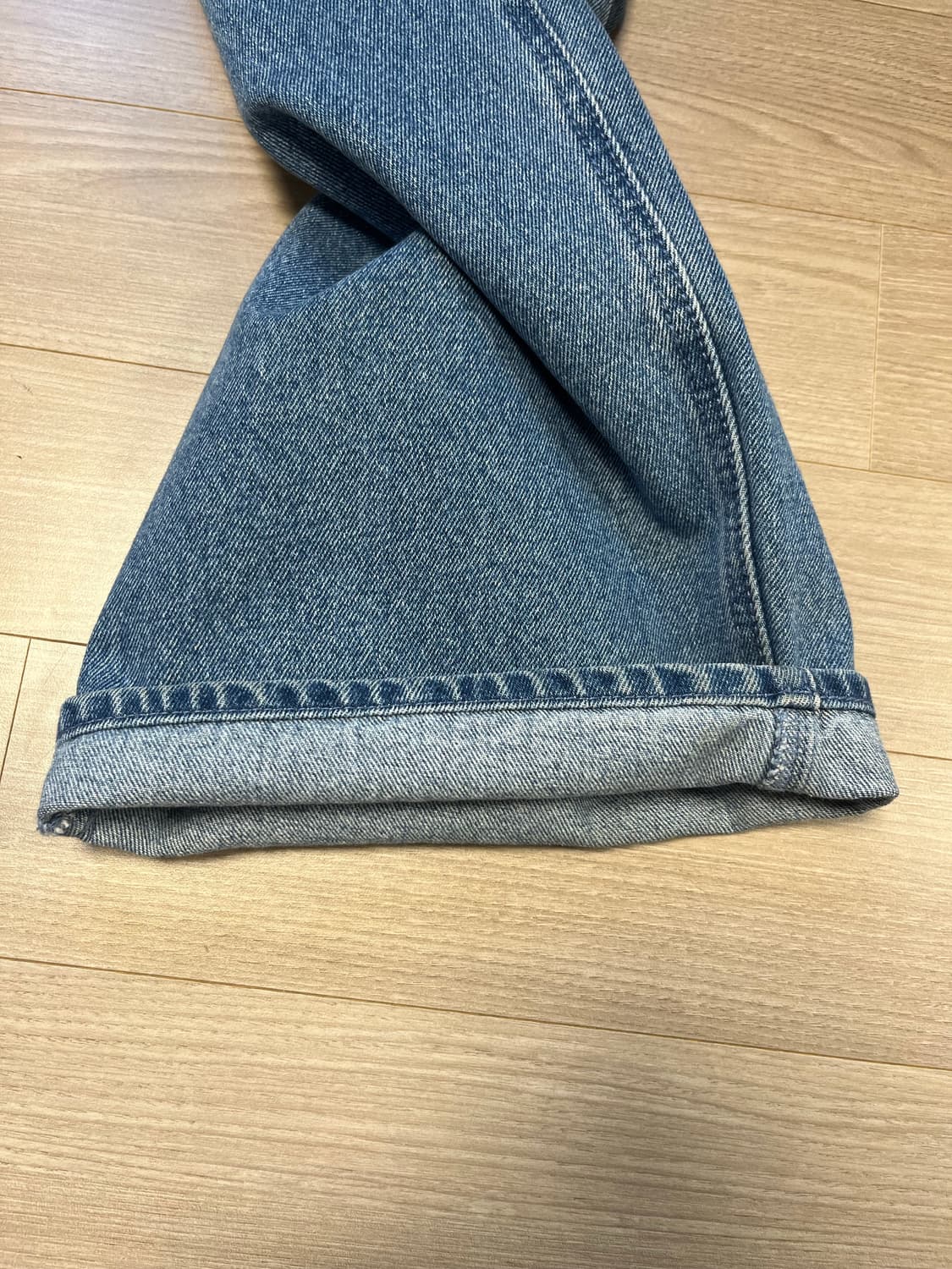 오베이 빅위그 베기 데님 라이트 인디고 32사이즈 상품이미지9