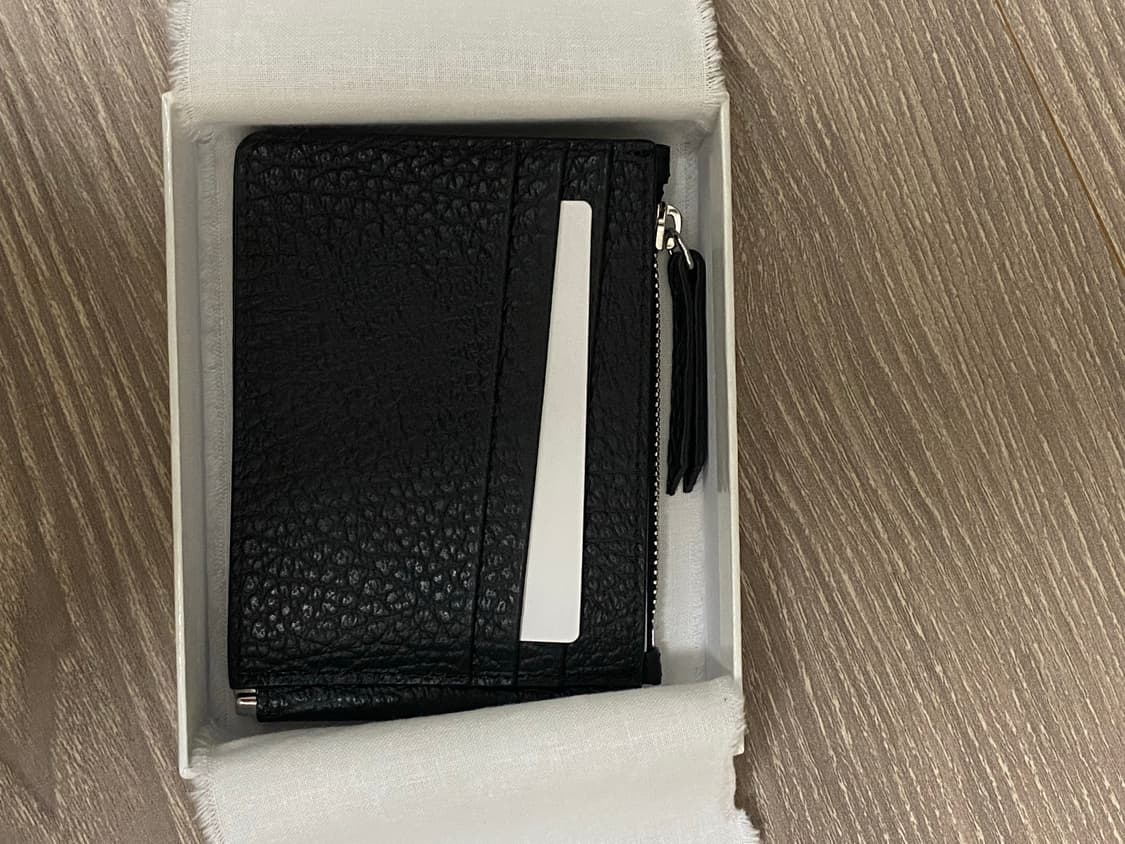 메종 마르지엘라 포스티치 머니클립 카드지갑 블랙 상품이미지2