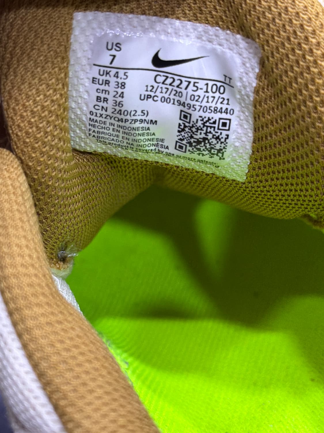 나이키 에어맥스95 SE 코르크 슈즈 240 상품이미지10