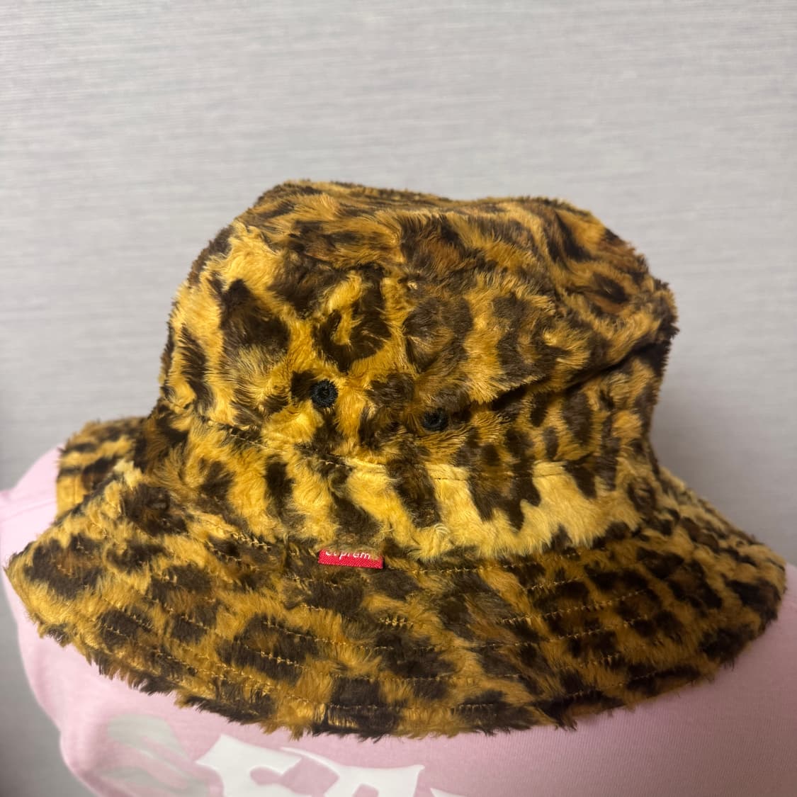 슈프림 레오파드 퍼 버킷햇(M/L) 상품이미지1