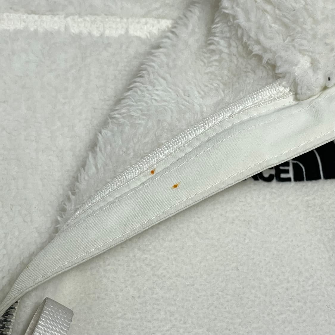 노스페이스 화이트 밍크 기모 플리스 자켓 남성S 상품이미지6