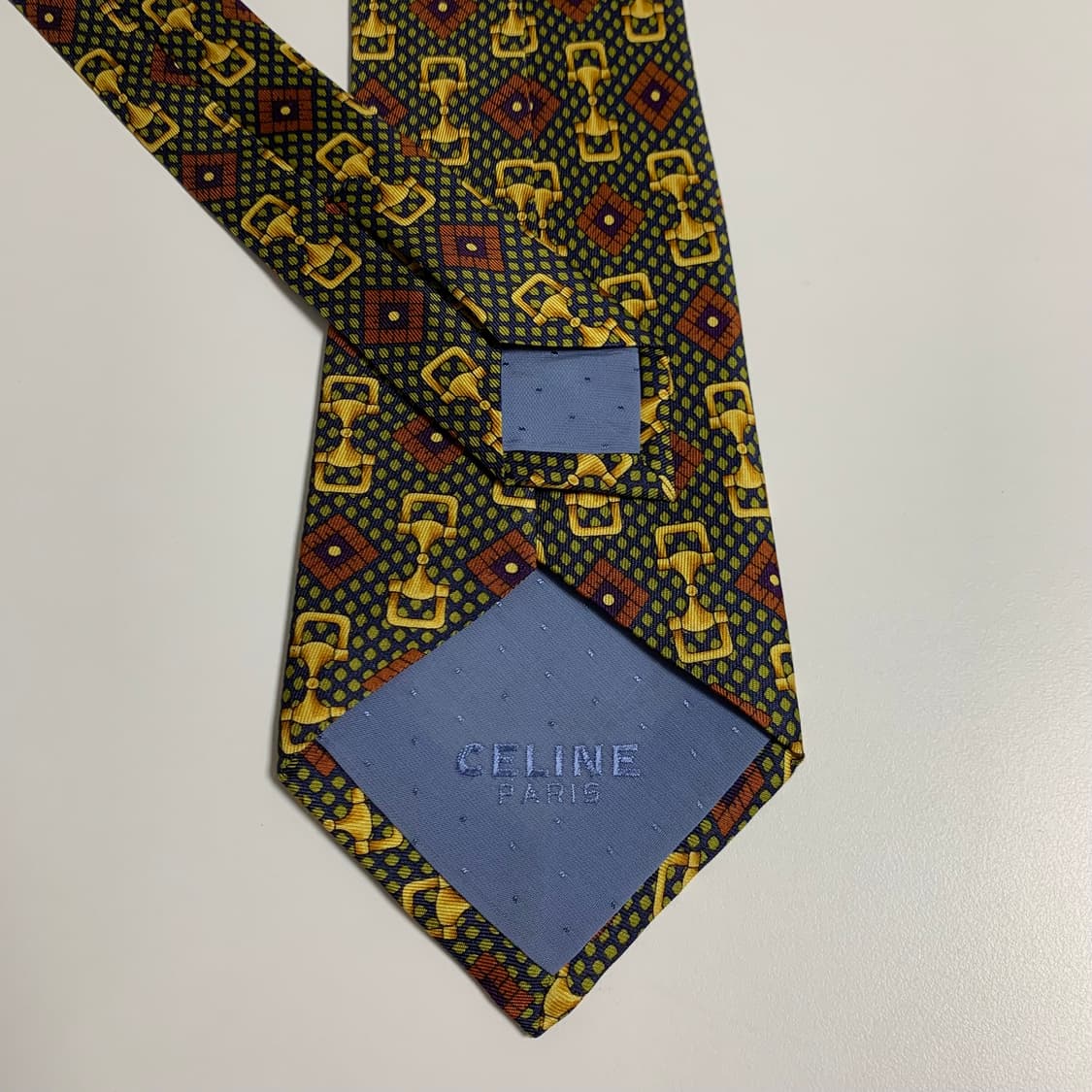 셀린느(CELINE) 기하학적패턴 명품넥타이 결혼식패션 넥타이 A등급 상품이미지6