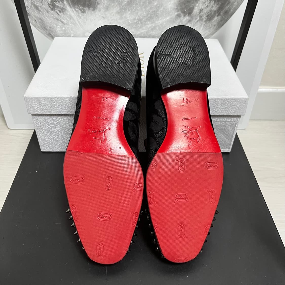  정품 41) 크리스찬 루부탱 스푸키 스파이크 로퍼 구두 상품이미지5