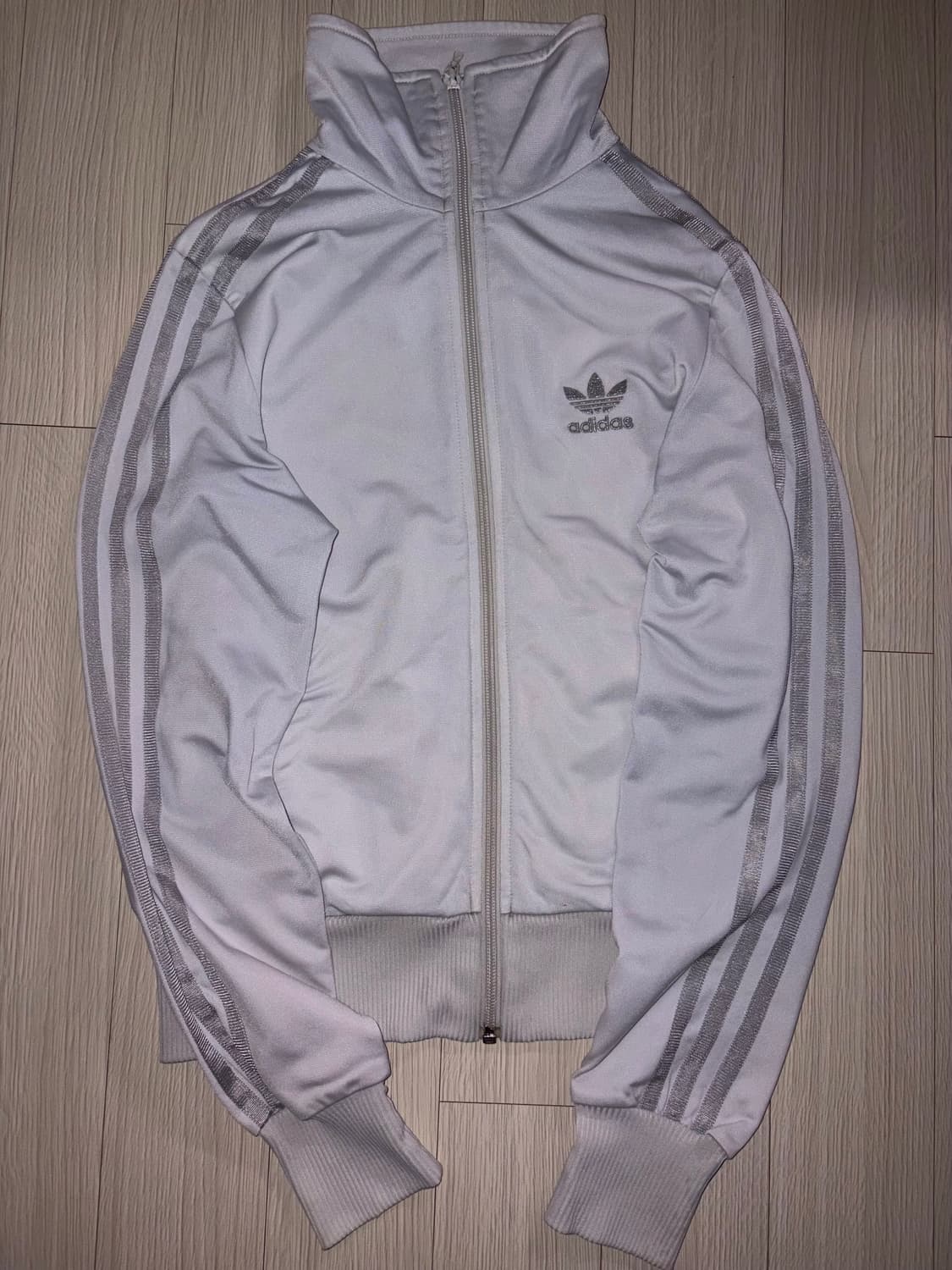 아디다스 파이어버드 실버 스카이블루 희귀 져지 상품이미지1